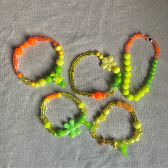 Neon Stretchy Bracelets 🐠 - Picture 2 of 8